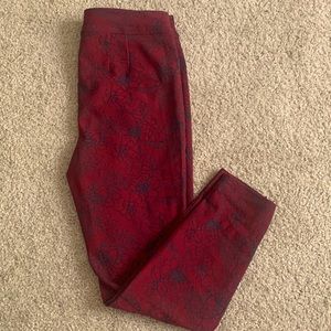 Red & Black Work Pants